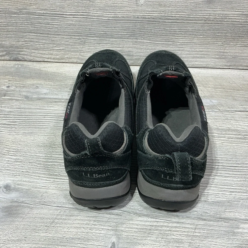 L.L. Bean TEK 2.5 Trail-Hiking-Camping Mocs Mens US 9.5 M Black Suede Waterproof